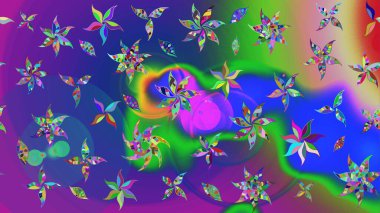 Çiçek arkaplanlı soyut zarafet eskiz deseni. Raster Güzel kumaş deseni.