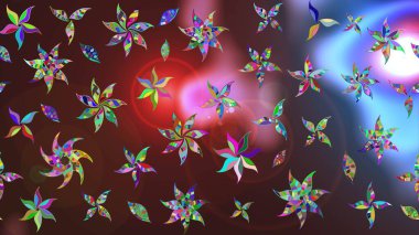 Kahverengi ve mor renkte güzel çiçekli eskiz deseni, suluboya çiçek deseni, duvar kağıdı, kart veya kumaş için fayanslı. Raster..