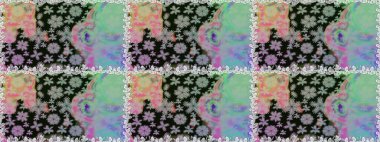 Nazik, sevimli çiçek arkaplanı. Gri ve nötr renkte çiçekler. Raster çiçek desenli ve çiçekli..