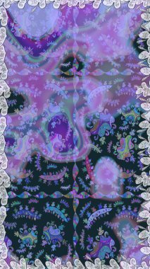 Çiçekler, yapraklar, dekoratif elementler, sıçramalar, lekeler, el çizimleri çizimleri ve Doodle çizimleri, grafik raster çizimleri.