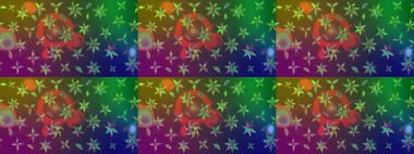 Eskiz Vintage Çiçek Deseni. Raster Kalça dokusu deseni.