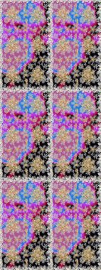 Tarafsız ve gri renklerde altın elementli pürüzsüz desen. Şam tasarım için kusursuz desen.