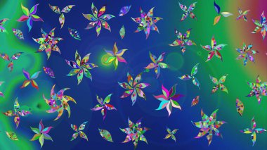 Zarif, parlak ve eskiz mavi ve yeşil çiçek desenli tasarım. Sabıka baskıları, bebek kıyafetleri, duvar kâğıtları, paket kutuları vb..