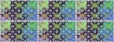 Kusursuz raster arka plan. Kusursuz çiçek deseni. Duvar kâğıdı barok, İspanyol kumaşı. Tarafsız ve mavi renkler üzerinde grafiksel modern kusursuz desen.