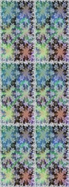 Gri ve nötr renklerde altın elementli pürüzsüz desen. Şam tasarım için kusursuz desen.