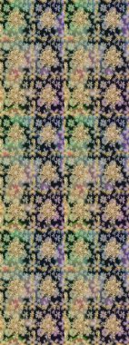 Tekrarlayan elementlerle soyut arkaplan oluşturun. Gri ve nötr renklerde altın desenli altın elementler. Raster illüstrasyonu. Kusursuz, klasik altın desen..