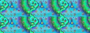 Dekorasyon ve tasarım için güzel bir desen. Çiçeğin suluboya çizimlerinin mükemmel deseni. Moda baskısı. Ton halinde. Suluboya desenli çiçek deseni.