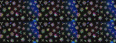 Egzotik çiçekler, gri ve mavi renkler üzerine botanik ve parlak klasik doğa. Raster illüstrasyonu. Klasik tropikal doğal elementlerin suluboya seti.