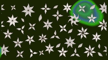 Şatafatlı bahar bahçesi dokusu. Raster illüstrasyonu. Gri ve nötr renkte çiçekler. Çiçek deseni. Gri ve nötr renkler üzerine çiçek çizimi.