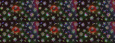 Anti-stres için soyut örnek sayfası. Raster illüstrasyonu. Renklerde.