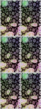 Küçük çaplı çiçeklerdeki basit şirin desenler. Raster illüstrasyonu. Tekstil veya kitap kapakları, imalat, duvar kağıtları, baskı, hediye paketi ve yapıştırma kitabı için çiçeksiz arka plan.