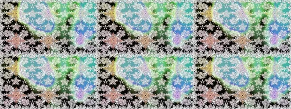 Tarafsız ve gri renklerde bahar çiçekleri. Raster illüstrasyonu. Raster çiçek desenli ve çiçekli..