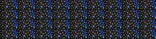 Raster çiçek desenleri çiziyor. Vadinin çiçekleri gri ve mavi renklerde.