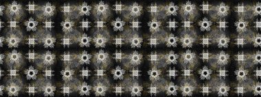 Klasik Raster altın desenini çiz. Gri, siyah ve kahverengi, altın elementli eskiz deseni. Klasik klasik klasik arka plan. Raster illüstrasyonu. Geleneksel oryantasyon süsü.