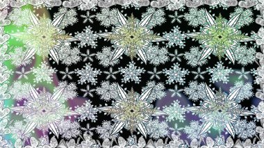 İşlemeli çiçekli, dikişsiz desen. Renkli grunge, koloni çiçekleri ile soyut bir arka plan oluşturur. İzler, kumaş, duvar kağıtları, tekstil için raster dokusu.