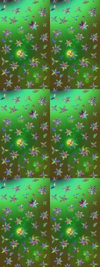 Özgürlük stili Millefleur 'lar. Tekstil, duvar kâğıdı, kapaklar, yüzey, baskı, hediye paketi, hatıra defteri, dekupaj. Küçük yabani çiçeklerdeki halk modelini çiz. Taşralı şıklığı.