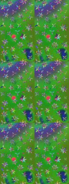 Büyük bir çiçek boyası seti. Raster şirin suluboya çiçek desenleri çiziyor. Kartlar, davetiyeler, tarih kartları ve daha fazlası için kullanılabilir.