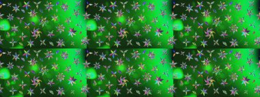 Suluboya çizim kalıbı. Moda baskısı. Dekorasyon ve tasarım için güzel bir desen. Eski model. Çiçeğin suluboya çizimlerinin zarif deseni.