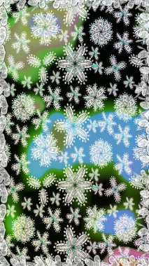 Şirin çiçek elementleri. Kusursuz desenli, modaya uygun kumaş deseni. Düz Çiçek Elementleri Tasarımı. Raster illüstrasyonu. Renkli Bahar Teması Kusursuz Arkaplan.