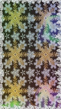 Gri renkli geleneksel Arapça dekor. Çiçekli süslemeli, pürüzsüz bir desen. Süslü dantel iz sürücü. Duvar kâğıdı için altın süslü bir illüstrasyon. Doğu tarzında vintage tasarım ögesi.