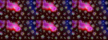 Raster 'ın taze dokusu. Klasik çiçek desenli. Yumuşak pamuk tasarımı. Yumuşak fayans. Paketleme, tekstil, duvar kağıdı için çiçek arkaplanı.