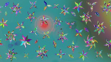 Suluboya desenli çiçek deseni. Ton halinde. Çiçeğin suluboya çizimlerinin mükemmel deseni. Dekorasyon ve tasarım için güzel bir desen. Moda yazdırma.