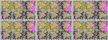 Doğu tarzı arabesk. Raster. Hassas altın deseni açın. Kusursuz altın desenli bukleler. Gri ve kahverengi renklerde altın elementlerle kusursuz desen. Parlak dantel, çiçekler, şal desenli.