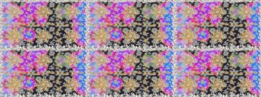 Kusursuz kıvırcık saçlar. Raster altın desen. Doğulu stil altın deseni gri ve nötr renklerle altın elementlerle donatır.