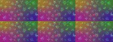 Moda baskısı. Çiçeğin suluboya çizimlerinin mükemmel deseni. Dekorasyon ve tasarım için güzel bir desen. Eski model. Suluboya çizim kalıbı. Raster illüstrasyonu.