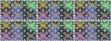 Kusursuz oryantal klasik altın desen. Gri ve nötr renklerde altın tekrarlayan elementler içeren Raster soyut arkaplanı.