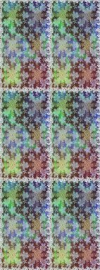 Altın antika ortaçağ dekoratifi, yaprakları ve gri renklerde altın desenli süslemeleri olan pürüzsüz bir şablon. Kusursuz kraliyet lüksü, altın barok kumaş rengi..