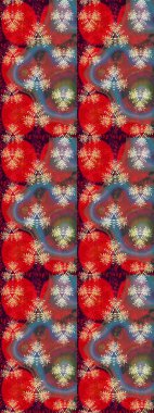 Doğal kozmetik ürünleri, parfüm, çiçekçi dükkanı için bahar ihalesi tasarımı. Kırmızı ve kahverengi lale çiçekli Raster eskiz deseni. Paket kağıdı için en iyisi. Karşılama ya da düğün geçmişi olarak kullanılabilir.