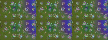 Yeni yıl dekoratif kar taneleri arka plan. Kışın kar karalamalar pul. El Noel Raster çizilen illüstrasyon.