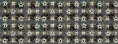 Tarafsız, kahverengi ve gri renklerde altın elementler. Skeç raster arka planı. Duvar kâğıdı barok, İspanyol kumaşı. Şık bir grafik desen. Çiçek deseni.