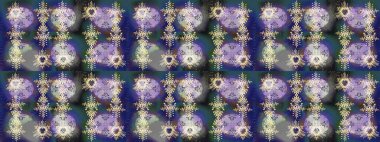 Raster illüstrasyonu. Soyut kar taneleri arkaplanda izole edilmiş düz dizayn. Raster kar taneleri arka planda. Kar tanesi rengarenk desen. Kar taneleri deseni.