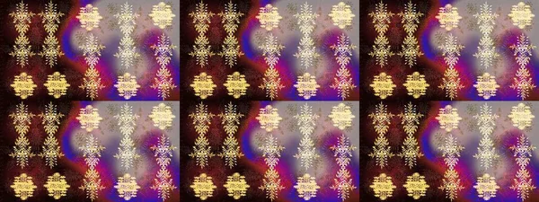 Desen snowflakes.raster Noel soyut renkli arka plan ile düşen kar tanesi. Raster illüstrasyon.