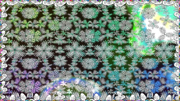 Beautiful fabric pattern. Raster illustration. Cute seamless floral print with spring flowers.