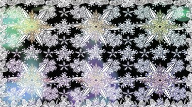 Raster illüstrasyonu. Şirin çiçekli kusursuz desen ve nötr renklerde yapraklar, suluboya çiçek deseni, duvar kağıdı, kart veya kumaş için fayanslı.