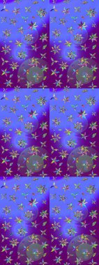 Çiçek arkaplan. Çiçekli tebrik kartı. Suluboya çiçek buketi. Raster illüstrasyonu. Menekşe ve mor renkler üzerinde. Doğum günü kartı ya da düğün davetiyesi.