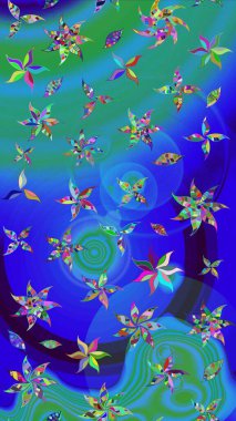 Moda baskıları için zarif bir şablon. Küçük renkli çiçekler. Küçük çiçekte güzel bir desen. Motley illüstrasyonu. Çiçekli bahar çiçekleri.