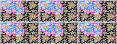 Geleneksel klasik raster altın pürüzsüz desen. Barok tarzında kusursuz bir doğulu süsü. Gri ve nötr renklerdeki altın elementler.