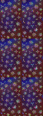 Suluboya, elle çizilmiş. Raster hisseleri. Eskiz arkaplan modeli. Mor ve mor üzerine çiçekler.