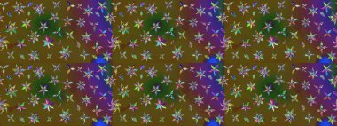 Çiçekli yumuşak bir eskiz şekli. Raster illüstrasyonu. Nazikçe, rengarenk bahar çiçekleri. Raster çiçekleri klasik tarzda resmedilir..