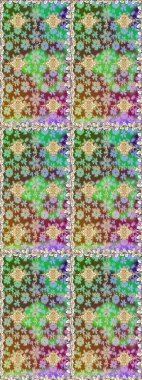 Damask arkaplanı tekerrür ediyor. Barok tarzında altın çiçek süsü. Antika altın tekrarlanabilir duvar kağıdı. Yeşil renkte altın element.