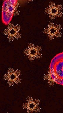 Xmas Frost kar taneleri izole edilmiş siluet sembolü. Raster. Kar Tanesi raster simgesi arka plan siyah, kahverengi ve kırmızı renk. Meteoroloji buz koleksiyonu. Kış Noel 'i Kar bembeyaz kristal element.