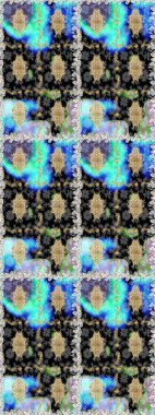 Şık bir grafik desen. Kahverengi ve bej renklerde altın elementler. Kusursuz raster arka plan. Duvar kâğıdı barok, İspanyol kumaşı. Çiçek deseni.