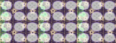 Tekstil için Lacy Fashion Print. Stilize Çiçekler. Folk Style. Kumaş veya Duvar Kağıdı Tasarımı. Raster illüstrasyonu. Mandalas 'ın dekoratif dokusu. Dantelli Kar Tanelerinin Etkisi.