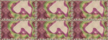 Küçük çiçekteki sevimli çiçek deseni. Raster illüstrasyonu. Raster deseni. Nazikçe, yaz çiçekleri renkler üzerinde.