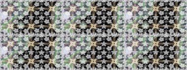 Gri renkli çiçekler. Hediye ambalaj kağıdı, tebrik kartları, posterler ve pankart tasarımı. Raster düz çiçekleri pürüzsüz desen.