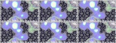 Gri renkli çiçekler. Raster illüstrasyonunda kusursuz çiçek deseni. Düz Çiçek Elementleri Tasarımı. Renkli Bahar Teması Kusursuz Arkaplan.